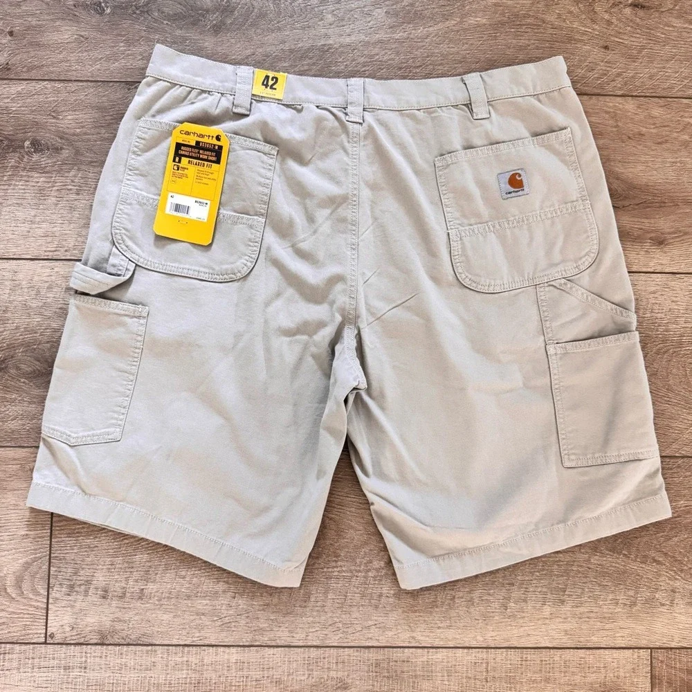New Carhartt Rugged Flex Relaxed Fit Canvas‎ Utility Work Shorts 42 Gorpcore